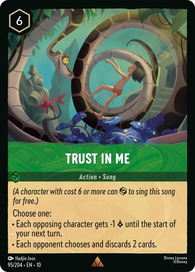Trust In Me (Whispers in the Well) Near Mint Cold Foil