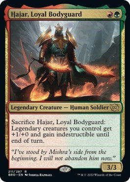Hajar, Loyal Bodyguard (The Brothers' War) Near Mint