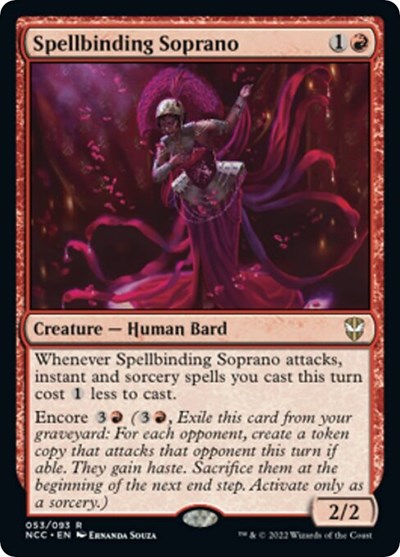 Spellbinding Soprano (Commander: Streets of New Capenna) Near Mint
