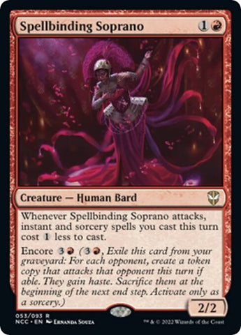 Spellbinding Soprano (Commander: Streets of New Capenna) Near Mint