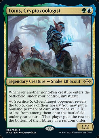 Lonis, Cryptozoologist (Modern Horizons 2) Near Mint Foil