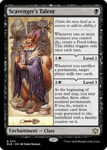 Scavenger's Talent (Bloomburrow) Near Mint Foil