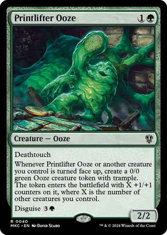 Printlifter Ooze (Commander: Murders at Karlov Manor) Near Mint