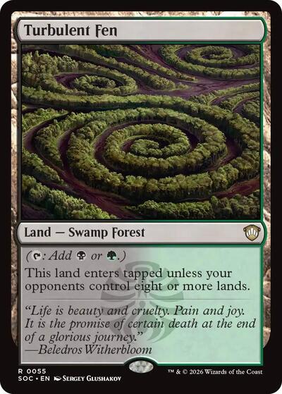 Turbulent Fen (Commander: Secrets of Strixhaven) Near Mint
