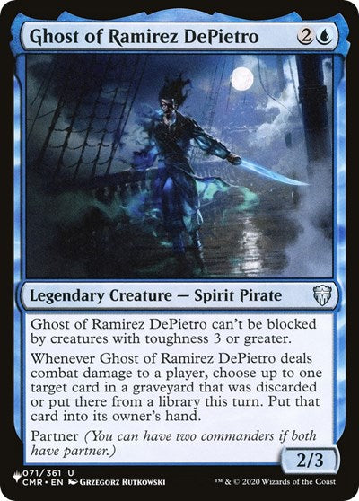 Ghost of Ramirez DePietro (The List) Near Mint