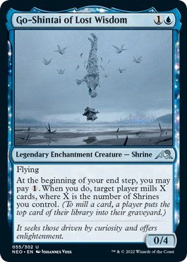 Go-Shintai of Lost Wisdom (Kamigawa: Neon Dynasty) Light Play Foil