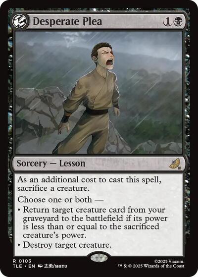 Desperate Plea (Avatar: The Last Airbender: Eternal-Legal) Near Mint Foil