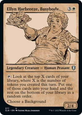 Ellyn Harbreeze, Busybody (Showcase) (Commander Legends: Battle for Baldur's Gate) Near Mint Foil