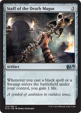 Staff of the Death Magus (Magic 2015 Core Set) Near Mint