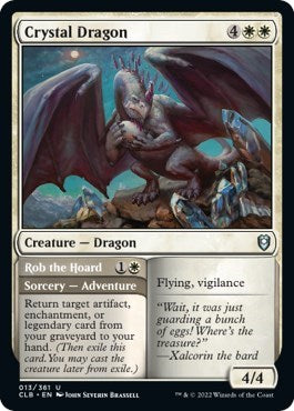 Crystal Dragon (Commander Legends: Battle for Baldur's Gate) Near Mint Foil