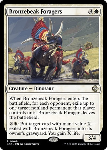 Bronzebeak Foragers (Commander: The Lost Caverns of Ixalan) Near Mint