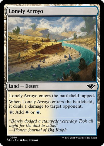 Lonely Arroyo (Outlaws of Thunder Junction) Near Mint Foil