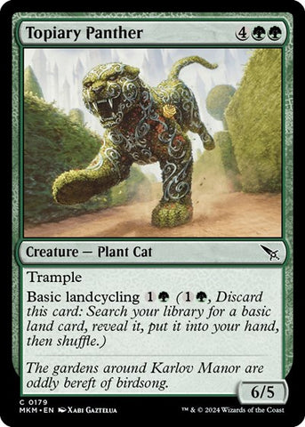 Topiary Panther (Murders at Karlov Manor) Near Mint Foil