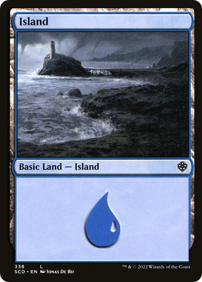 Island (338) (Commander 2022 Starter Decks) Near Mint
