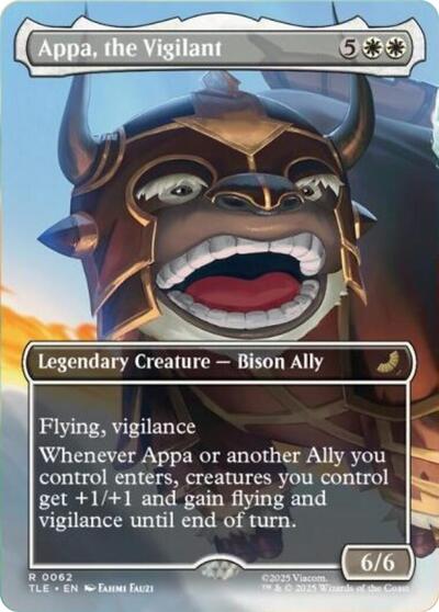 Appa, the Vigilant (Borderless) (Avatar: The Last Airbender: Eternal-Legal) Near Mint