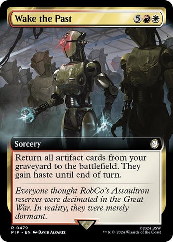 Wake the Past (Extended Art) (Universes Beyond: Fallout) Near Mint