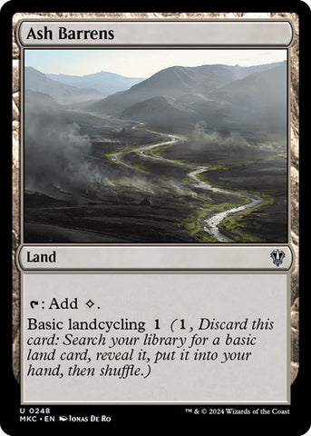 Ash Barrens (Commander: Murders at Karlov Manor) Near Mint