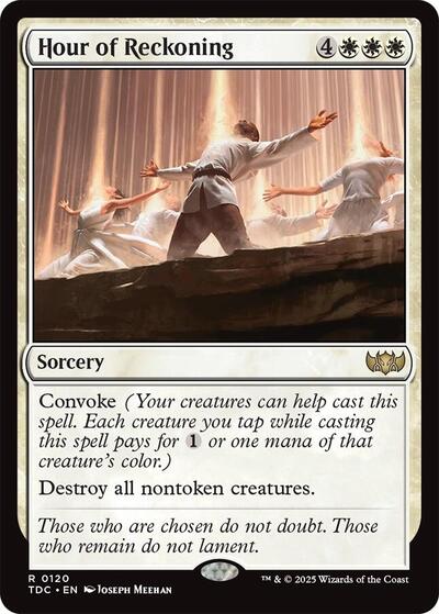 Hour of Reckoning (Commander: Tarkir: Dragonstorm) Near Mint