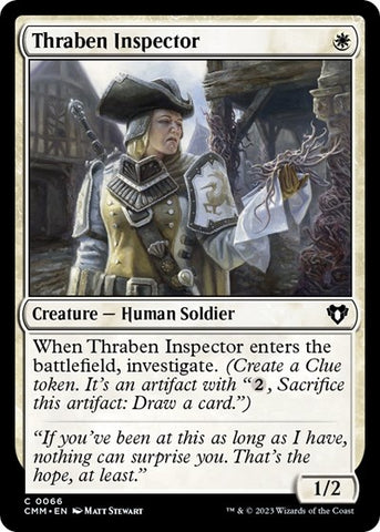 Thraben Inspector (Commander Masters) Near Mint