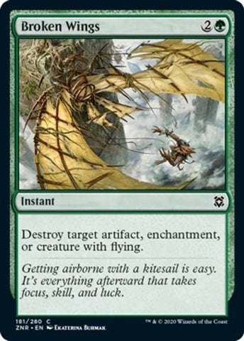 Broken Wings (Zendikar Rising) Near Mint Foil
