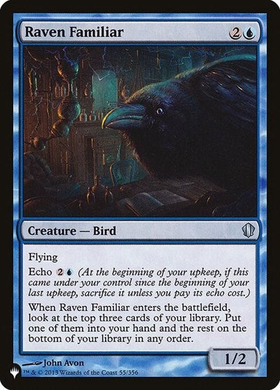 Raven Familiar (The List) Near Mint