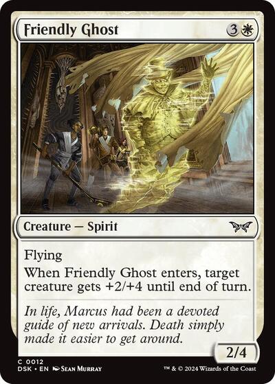 Friendly Ghost (Duskmourn: House of Horror) Near Mint Foil