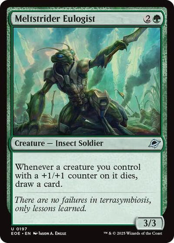 Meltstrider Eulogist (Edge of Eternities) Near Mint Foil