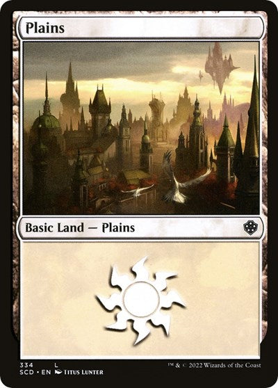 Plains (334) (Commander 2022 Starter Decks) Near Mint