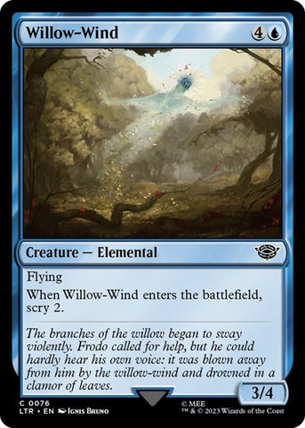 Willow-Wind (Universes Beyond: The Lord of the Rings: Tales of Middle-earth) Near Mint Foil