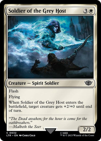 Soldier of the Grey Host (Universes Beyond: The Lord of the Rings: Tales of Middle-earth) Near Mint Foil