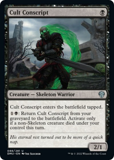 Cult Conscript (Dominaria United) Light Play Foil