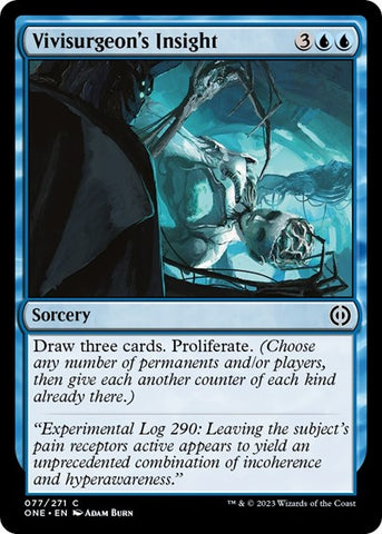 Vivisurgeon's Insight (Phyrexia: All Will Be One) Near Mint Foil