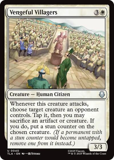 Vengeful Villagers (Avatar: The Last Airbender) Near Mint Foil
