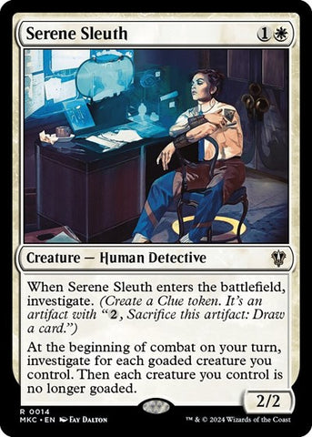Serene Sleuth (Commander: Murders at Karlov Manor) Near Mint
