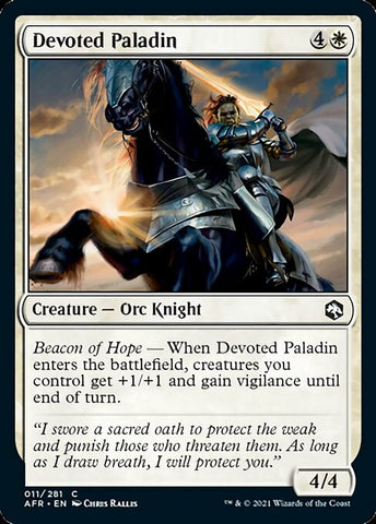Devoted Paladin (Adventures in the Forgotten Realms) Near Mint