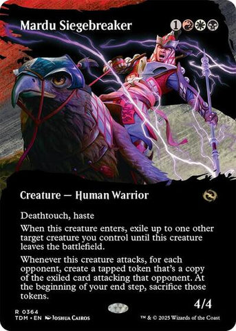 Mardu Siegebreaker (Borderless) (Tarkir: Dragonstorm) Near Mint Foil