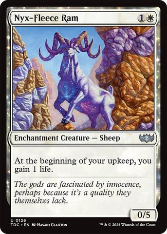 Nyx-Fleece Ram (Commander: Tarkir: Dragonstorm) Near Mint