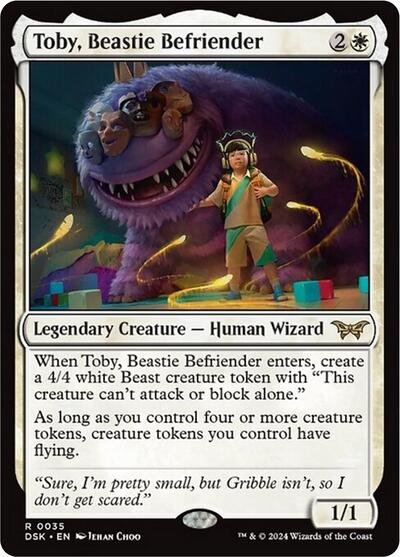 Toby, Beastie Befriender (Duskmourn: House of Horror) Near Mint