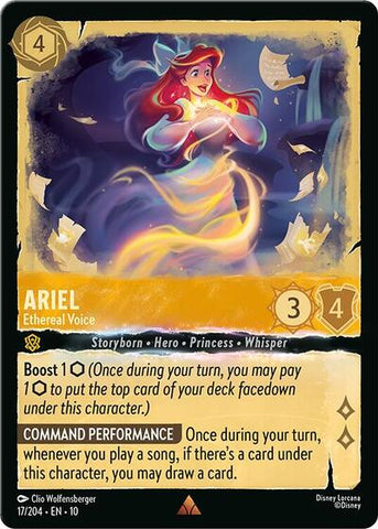 Ariel - Ethereal Voice (Whispers in the Well) Near Mint Cold Foil