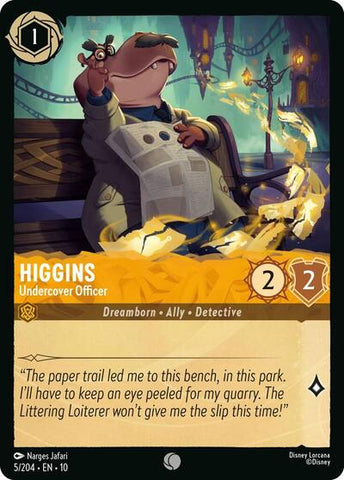 Higgins - Undercover Officer (Whispers in the Well) Near Mint