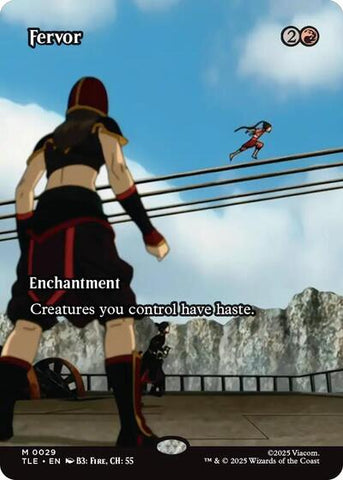 Fervor (Borderless) (Avatar: The Last Airbender: Eternal-Legal) Near Mint