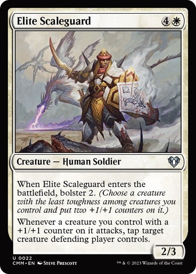 Elite Scaleguard (Commander Masters) Near Mint Foil