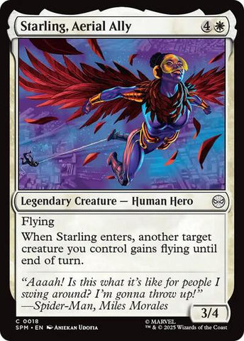 Starling, Aerial Ally (Marvel's Spider-Man) Near Mint Foil