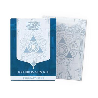 Dragon Shield Guildpact Series Dual Matte: Standard Art Sleeves Azorius Senate (100-Pack)