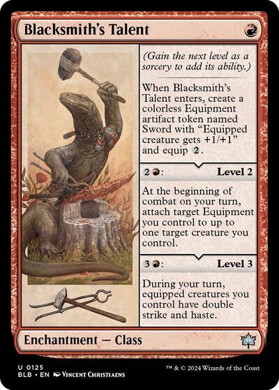 Blacksmith's Talent (Bloomburrow) Near Mint