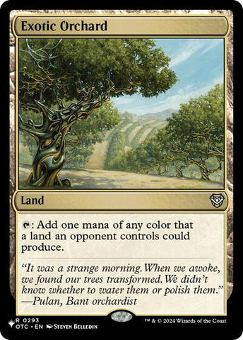 Exotic Orchard (OTC) (The List) Near Mint