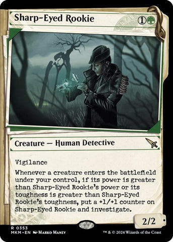 Sharp-Eyed Rookie (Showcase) (Murders at Karlov Manor) Near Mint