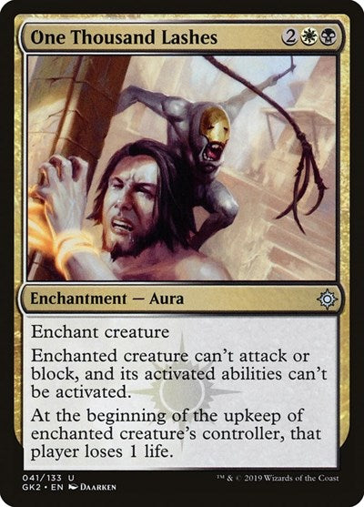 One Thousand Lashes (Ravnica Allegiance: Guild Kits) Near Mint