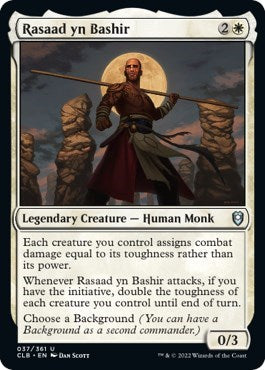 Rasaad yn Bashir (Commander Legends: Battle for Baldur's Gate) Near Mint Foil