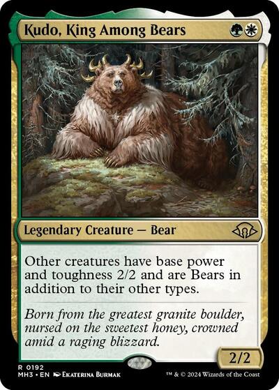 Kudo, King Among Bears (Modern Horizons 3) Near Mint Foil